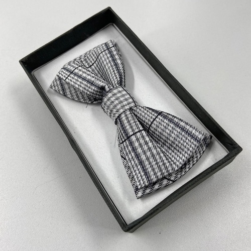 Fliege kariert Fb. schwarz/grau : blau / grau kariert : 100% Polyester 210 g/m² Fliegen