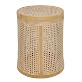 thumbnail of SIT Möbel Korb mit Rattan-Geflecht | rund | abnehmbarer Deckel | Teak natur | B 40 x T 40 x H 53 cm | 05356-01 | Serie RATTAN