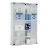 thumbnail of VCM Medizinschrank Janula Weiß H. 91 x B. 60 x T. 17 cm