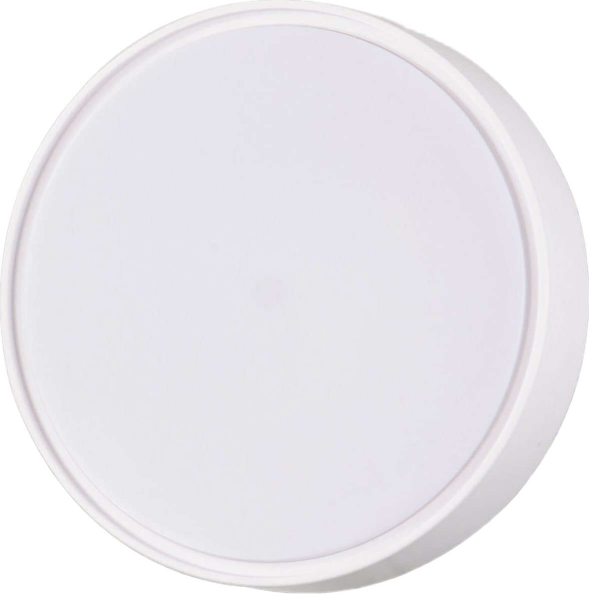 Hatton E27 LED-Deckenleuchte aus weißem Polycarbonat, Schutzart IP65, Ø 250 mm, für den Innen- und Außenbereich, witterungsbeständig, Code 3226-61-102