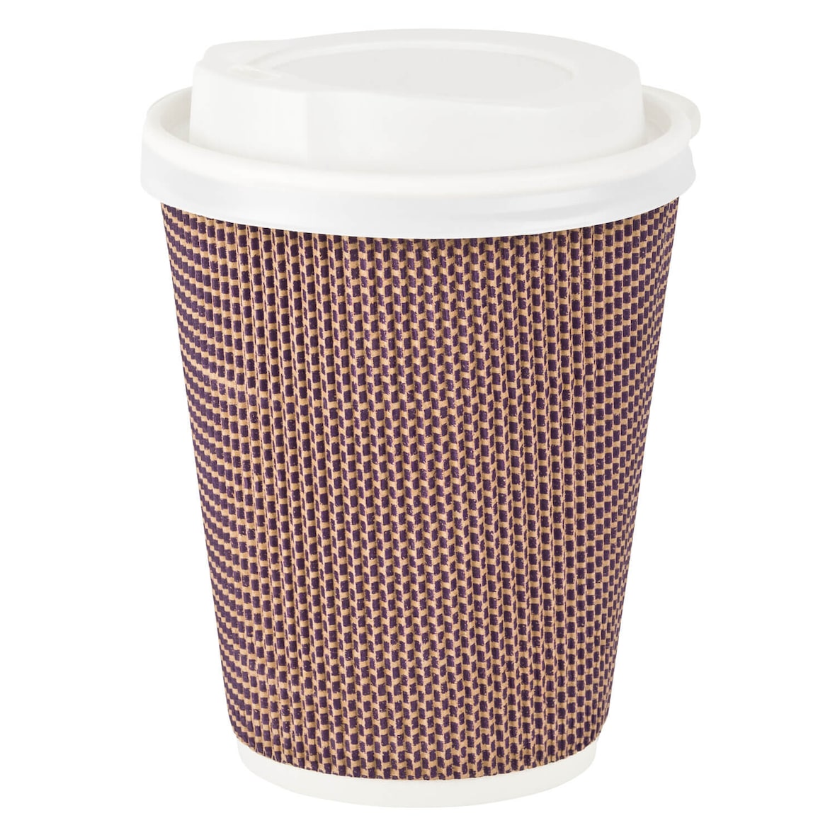 100x Premium Doppelwand Kaffeebecher CoffeeToGo mit Trinkdeckel 300/420ml