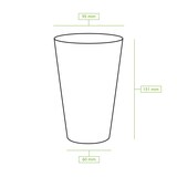 thumbnail of greenbox - PLA-Klarbecher 500 ml / 20 oz, Ø 95 mm, 50 St.