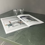 thumbnail of Restootab - Tafelblad 110x70 gedecoreerd met jade marmer