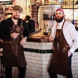 thumbnail of Boska Mr. Smith Küchenschürze Grau Pocket / mit einstellbare Band / Leder / Grau / 855 x 640 x 3 mm