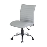 thumbnail of Dmora Sedia da ufficio Newcastle, Poltrona operativa, Seduta ergonomica da ufficio, 54x48h90/100 cm, Grigio