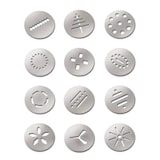 thumbnail of Presse-biscuit et 12 disques de motifs Dr.Oetker Baker Edition