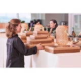 thumbnail of 50x DUNI Glance Catering Tray Large 450 x 310 x 80 mm Braun ungeteilt