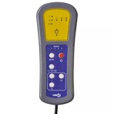 thumbnail of vidaXL Massagesessel mit Fußteil Braun Stoff