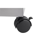 thumbnail of Tarrington House Barbecue a gas con 4 bruciatori principali + 1 laterale Glenwood, area cottura 41 × 71 cm, tavolino, con ruote, Edelstahl, grigio