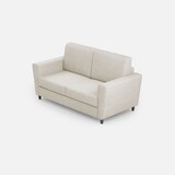 thumbnail of Yasel 2-zitsbank (twee zittingen van 60cm) buitenafmetingen L.152cm melkkleur