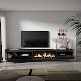 thumbnail of TV-Meubel, Lowboard, Woonkamer, Eetkamer, 317x35x45cm, Elektrische haard XXL, Hangend, Moderne stijl, Zwart - 510_319