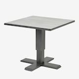 thumbnail of Mesa lateral elevável, vidro temperado, Alumínio, Cor Antracite, 80x48,5 a 70 cm
