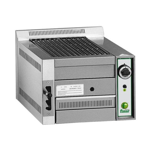 Parrilla de piedra volcánica para barbacoa de gas, 49 x 70 x 38 cm RS1248