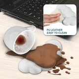 thumbnail of Tapis De Souris En Mousse Mémoire Ergonomique Rose Pour Support Poignet Violet 2 YONIS