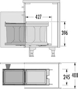 thumbnail of Hailo Abfallsammler 3636001 AS Swing Solo 20 Liter automatic