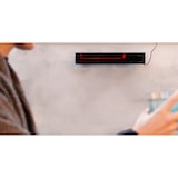 thumbnail of Sunred Smart Terrassenheizer Proglax Gastro Wand/Decke Schwarz 2000 Watt