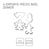 thumbnail of Set van 4 Zenker kerstkoekjesvormen