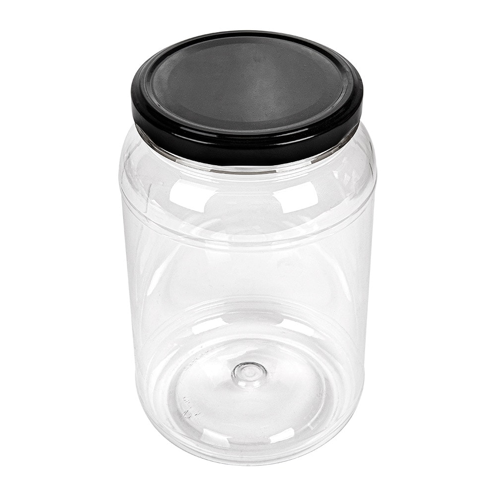 Garcia de Pou 51 Unités - Pot Avec Couvercle 1000 Ml Ø10,8X17 Cm Transparent Pet