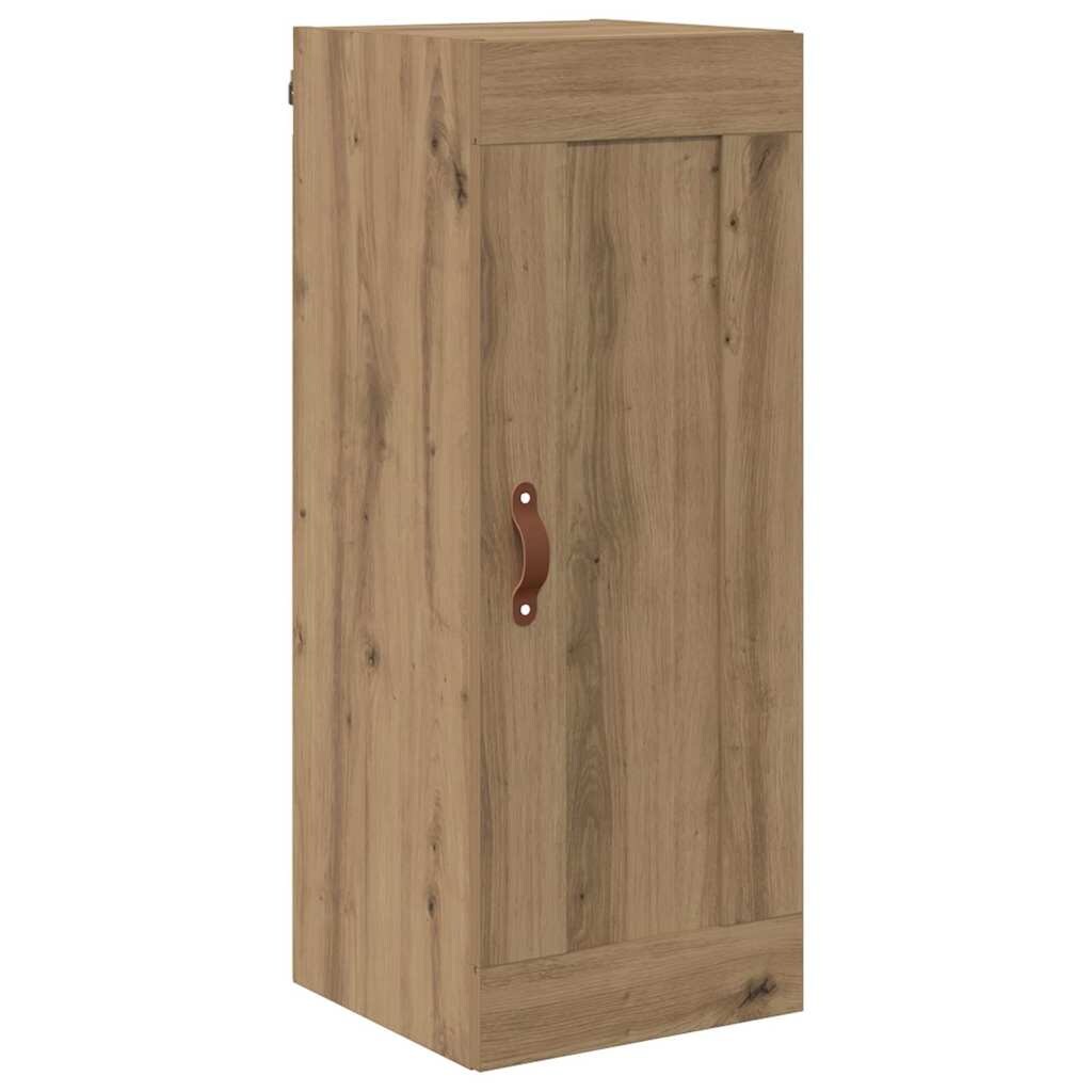 vidaXL Wandschrank Artisan-Eiche 34,5 x 34 x 90 cm Holzwerkstoff