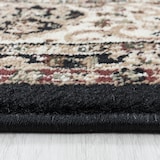 thumbnail of Carpetsale24 Orientteppich schwarz 160x230 cm – Kurzflor Teppich im klassischen Vintage Stil für Wohnzimmer, Schlafzimmer, Esszimmer