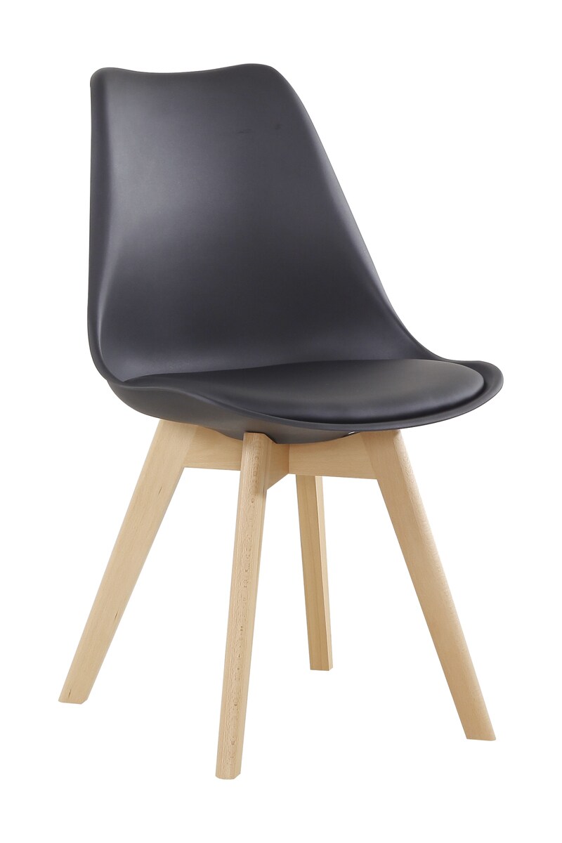 Kayoom Stuhl Lorie 100 2er-Set Schwarz