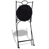 thumbnail of Chaises Pliables De Bistro 2 Pcs Céramique Noir Et Blanc