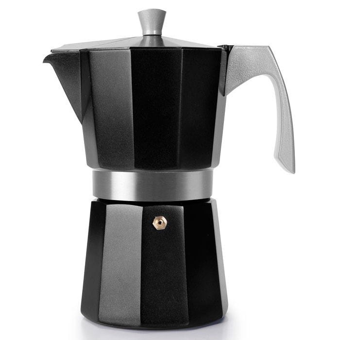 Cafetera express EVVA BLACK 9 tazas de Ibili