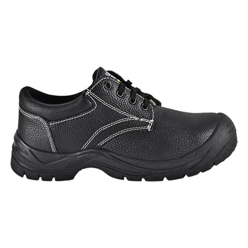 Safety Jogger - Chaussures de sécurité basses en cuir avec embout et semelles en acier SAFETYRUN noir S1P http://carbonn.fr/img/co/1276.jpg Taille 38