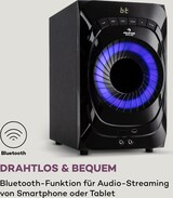 thumbnail of Areal 825 5.1 Lautsprechersystem 200 W RMS BT USB SD AUX Fernbedienung Schwarz