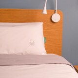 thumbnail of Benetton - Conjunto de Cama 2 Peças (Capa de Edredão 155X220Cm + Fronha 80X80Cm) 200Tc 100% Algodão Branco e Cinzento P&B