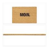 thumbnail of Relaxdays Fußmatte Kokos "Moin.", rutschfeste Schmutzfangmatte, Fußabtreter innen & außen, Kokosmatte 40x60 cm, natur