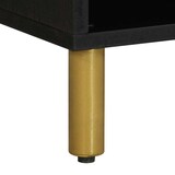 thumbnail of Helloshop26 - Meuble TV avec grand espace de rangement design industriel salon 80 x 33 x 46 cm en bois d'ingénierie noir 02_0057720
