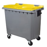 thumbnail of ROSSIGNOL Poubelle conteneur 4 roues 770L KOROK gris/jaune