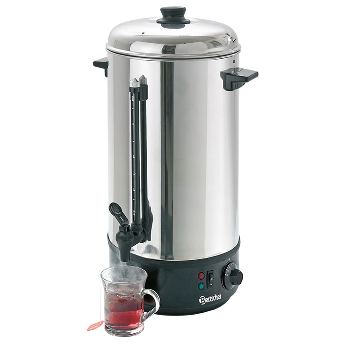 Heetwaterdispenser | Zilver/Zwart | 10L | 2.5kW | 213x213x505(h)mm