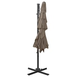 thumbnail of vidaXL Parasol 4-laags met aluminium paal 250x250 cm taupe