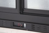 thumbnail of GastroHero Barkühlschrank ECO 230 schwarz 218 Liter Getränkekühlschrank Schiebetüren LED unterbaufähig Umluft