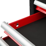 thumbnail of EBERTH Werkzeugkiste Metall, 4 Schubladen, kugelgelagert, abschließbar, rot pulverbeschichtet