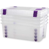 thumbnail of Pack 4 cajas de Almacenaje Capacidad de 62 litros | Medidas 730 x 405 x 265 mm | Lote de 4 Unidades
