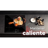 thumbnail of EVVO Placa Inducción 3 zonas de cocinado V61, Potencia máxima 7.200W, 9 niveles, máx diámetro 30 cm, booster, control táctil, indicador de calor