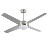 thumbnail of Ventilador de Techo con Luz 4 Aspas 56W 6 Velocidades Montana Plateado Dayron