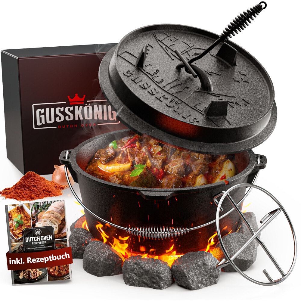 GUSSKÖNIG  Dutch Oven 7 l ohne Füße