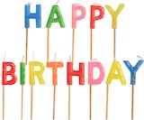 thumbnail of 16x Buchstabenkerzen-Set 8 cm Happy Birthday