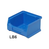 thumbnail of 100 Sichtboxen Profi (55 LB6, 35 LB5, 10 LB4), Industriequalität, blau