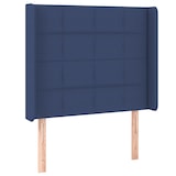 thumbnail of vidaXL Boxspringbett mit Matratze & LED Blau 80x200 cm Stoff