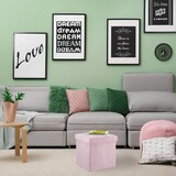 thumbnail of Relaxdays Sitzwürfel, faltbar, Sitzhocker mit Stauraum, Kordsamt, quadratisch, mit Deckel, Samthocker 38x38x38 cm, rosa