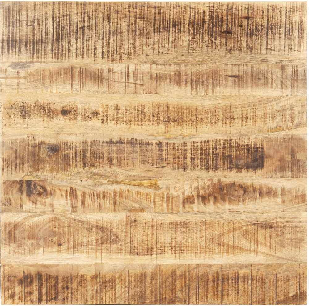 vidaXL Tischplatte Massivholz Mango 15-16 mm 80x80 cm