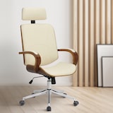 thumbnail of Chaise de bureau Dayton Noyer / Crème