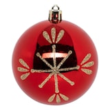 thumbnail of Déco de sapin Lot de 8 Boules de Noël D 8 cm - Rouge et Doré