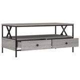 thumbnail of Table basse sonoma gris 100x51x45 cm bois d'ingénierie Modèle Atlas Office Pro Vintage