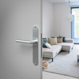 thumbnail of Türbeschlag Edelstahl Langschild – Türdrücker inklusive Zubehör - Blindschild